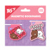 Закладки магнитные Yes Line Friends Sweet heart №1, 2 шт