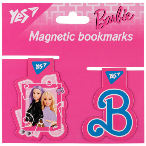 Закладки магнітні Yes Barbie friends №1, 2 шт