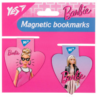 Закладки магнітні Yes Barbie heart №1, 2 шт