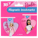 Закладки магнітні Yes Barbie heart №1, 2 шт