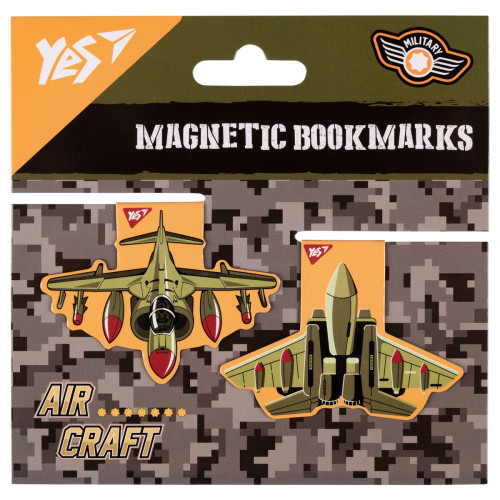 Закладки магнітні Yes Military №1, 2 шт