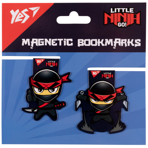 Закладки магнитные Yes Ninja №1, 2 шт