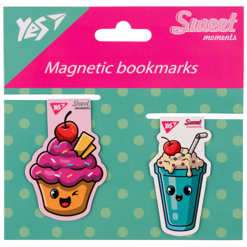 Закладки магнітні Yes Sweet Cream Cake №1, 2 шт
