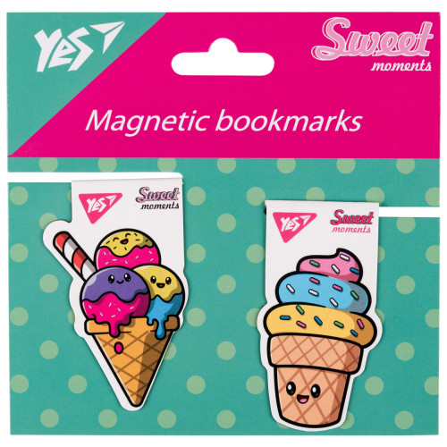 Закладки магнітні Yes Sweet Cream Ice cream №1, 2 шт