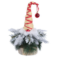 Елка-гномик заснеженная белым снегом искусственная Yes! Fun h-47 см