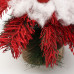 Елка-гномик заснеженная красным снегом искусственная Yes! Fun h-47 см Елка-гномик заснеженная красным снегом искусственная Yes! Fun h-47 см