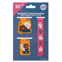 Закладки магнітні Yes Line Friends №1, 3 шт