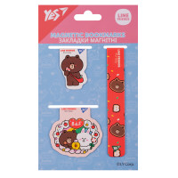 Закладки магнитные Yes Line Friends №2, 3 шт