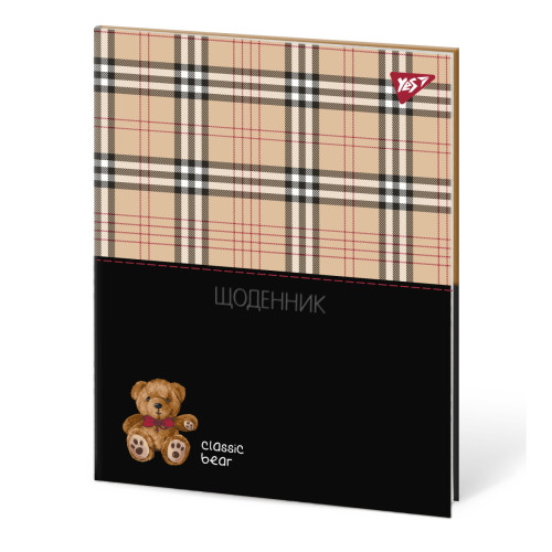 Дневник школьный YES PU Classic bear
