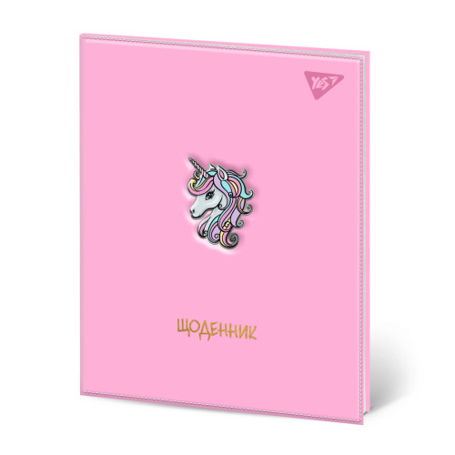 Дневник школьный интегральный YES PU Unicorn