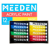 Набір акрилових фарб Basic 12x22 мл, MEEDEN