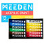 Набор акриловых красок Basic 12х22 мл, MEEDEN