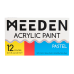 Набор акриловых красок Pastel 12x22 мл, MEEDEN