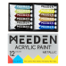 Набор акриловых красок Metallic 12x22 мл, MEEDEN