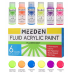 Набор жидких акриловых красок Fluid Fluorescent 6x60 мл MEEDEN