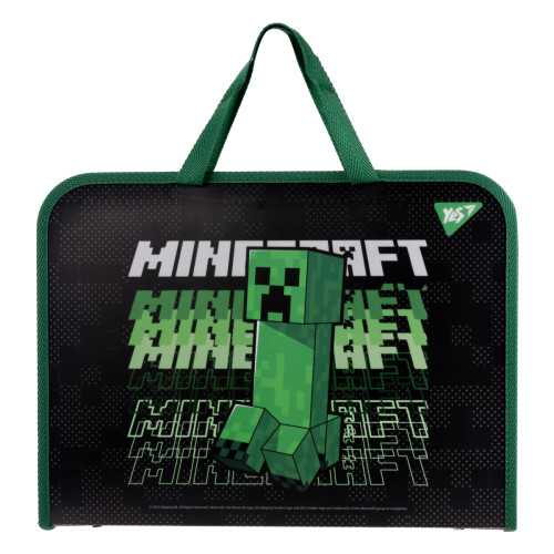 Папка-портфель на блискавці, Minecraft, YES