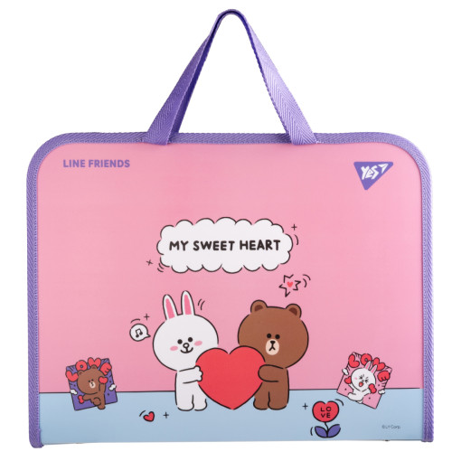 Папка-портфель Line Friends, YES