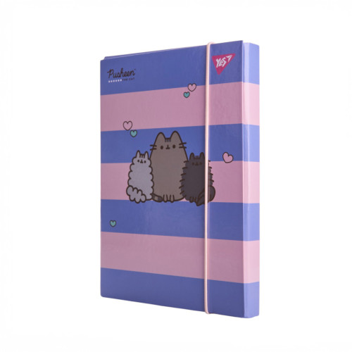 Папка картонна для зошитів, В5, Pusheen, YES