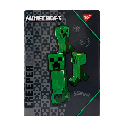 Папка картонна для праці, A4, Minecraft, YES