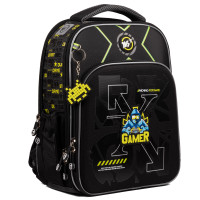 Ортопедичний шкільний рюкзак (каркасний) YES Gamer S-78