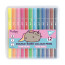 Набор двусторонних фломастеров 12 цветов, YES Pusheen