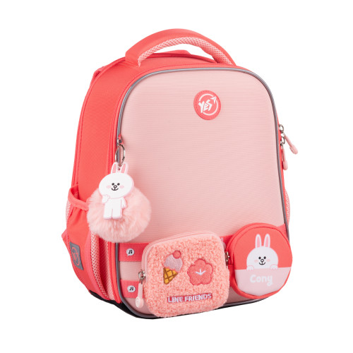 Ортопедичний шкільний рюкзак (каркасний) YES Line Friends Cony H-100