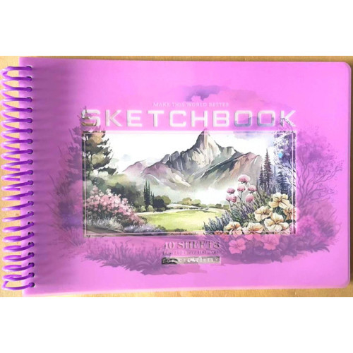 Скетчбук A5, 40 листов, бумага 100 г/м² (6971901346648)