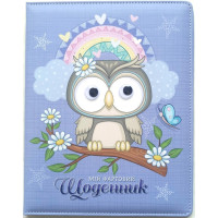 Дневник школьный A5+ (16,7x21 см), 48 листов, укр. язык, твердый переплет из искусственной кожи (6923749736211)