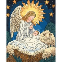 Картина по номерам Ночь рождения 40х50 см, 15577-AC