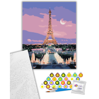 Картина за номерами Вечірній Париж 40х50 см, 504012-NC