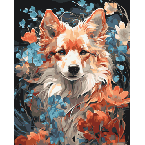 Картина по номерам Друг человека 40х50 см, 11689-AC Картина по номерам Друг человека 40х50 см, 11689-AC