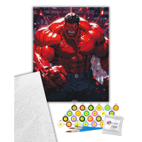 Картина за номерами Червоний Халк 40х50 см, 16522-AC Картина за номерами Червоний Халк 40х50 см, 16522-AC