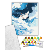 Картина за номерами Стихія повітря з металізованими фарбами 40х50 см, 10189-AC Картина за номерами Стихія повітря з металізованими фарбами 40х50 см, 10189-AC