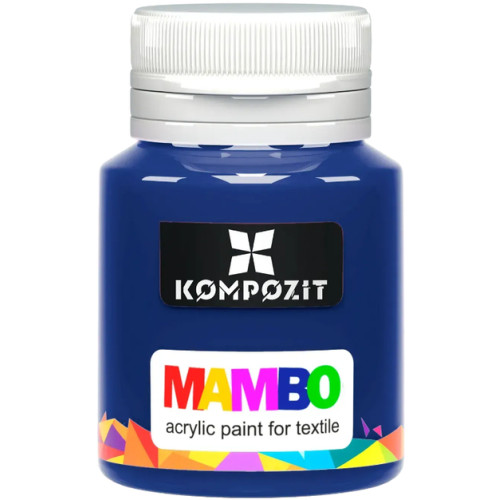 Акриловая краска для ткани 19 Cobalt Blue Light, Art Kompozit 20 мл