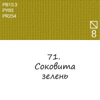 Масляная краска 71 Сочная зелень, Renesans For Art 140 мл