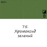 Масляная краска 75 Хромоксид зеленый, Renesans For Art 140 мл