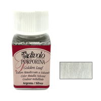 Краска с эффектом жидкого металла Серебро GOLDEN LEAF Divolo, 50 мл Краска с эффектом жидкого металла Серебро GOLDEN LEAF Divolo, 50 мл