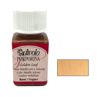 Краска с эффектом жидкого металла Медь GOLDEN LEAF Divolo, 50 мл
