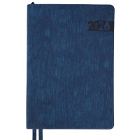 Деловой ежедневник датированный 2026 Leo Planner Boss А5 368 стр. мягкий синий