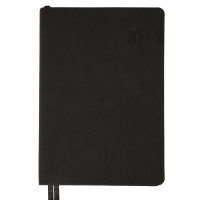Діловий щоденник датований 2026 Leo Planner Boss А5 368 стор. м’який чорний