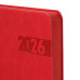 Деловой ежедневник датированный 2026 Leo Planner Boss А5 368 стр. мягкий красный