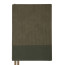 Діловий щоденник датований 2026 Leo Planner Velvet А5 368 стор. м’який темно-зелений