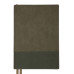 Діловий щоденник датований 2026 Leo Planner Velvet А5 368 стор. м’який темно-зелений