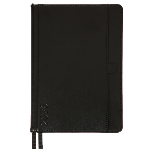 Діловий щоденник датований 2026 Leo Planner Legacy А5 368 стор. твердий чорний