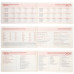 Діловий тижневик датований 2026 Leo Planner Glory 10х17 см 128 стор. м’який яскраво-червоний