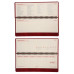 Діловий тижневик датований 2026 Leo Planner Persona 30,5х13,8 см 128 стор. твердий бордовий