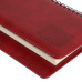 Діловий тижневик датований 2026 Leo Planner Persona 30,5х13,8 см 128 стор. твердий бордовий