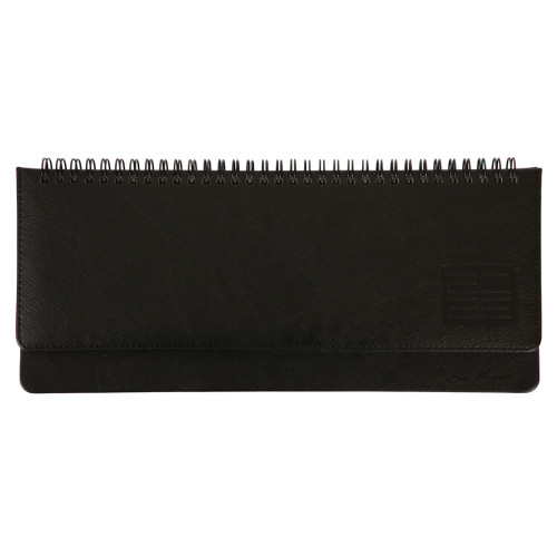 Діловий тижневик датований 2026 Leo Planner Persona 30,5х13,8 см 128 стор. твердий чорний