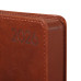 Діловий щоденник датований 2026 Leo Planner Case А5 368 стор. інтегральний темно-коричневий