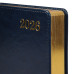Діловий щоденник датований 2026 Leo Planner City А5 368 стор. твердий темно-синій